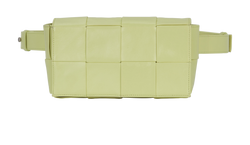 Cassette Mini Belt Bag, Leather, Green, 9452V, DB/S, 3*
